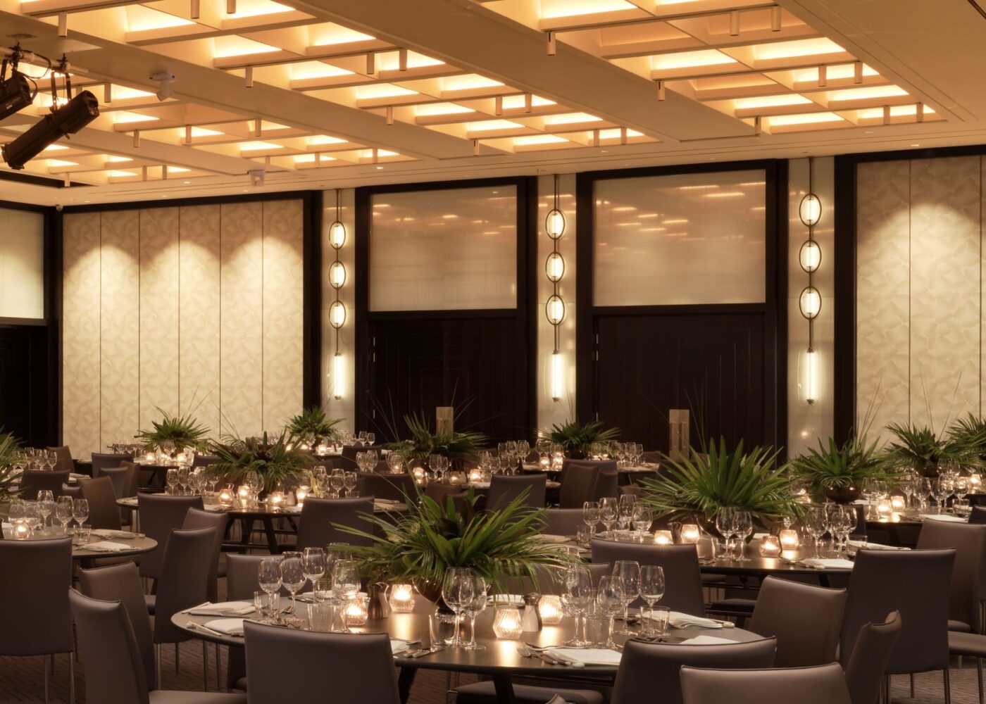 Nobu_Hotel_London__Ballroom_Dinner close up Doors web